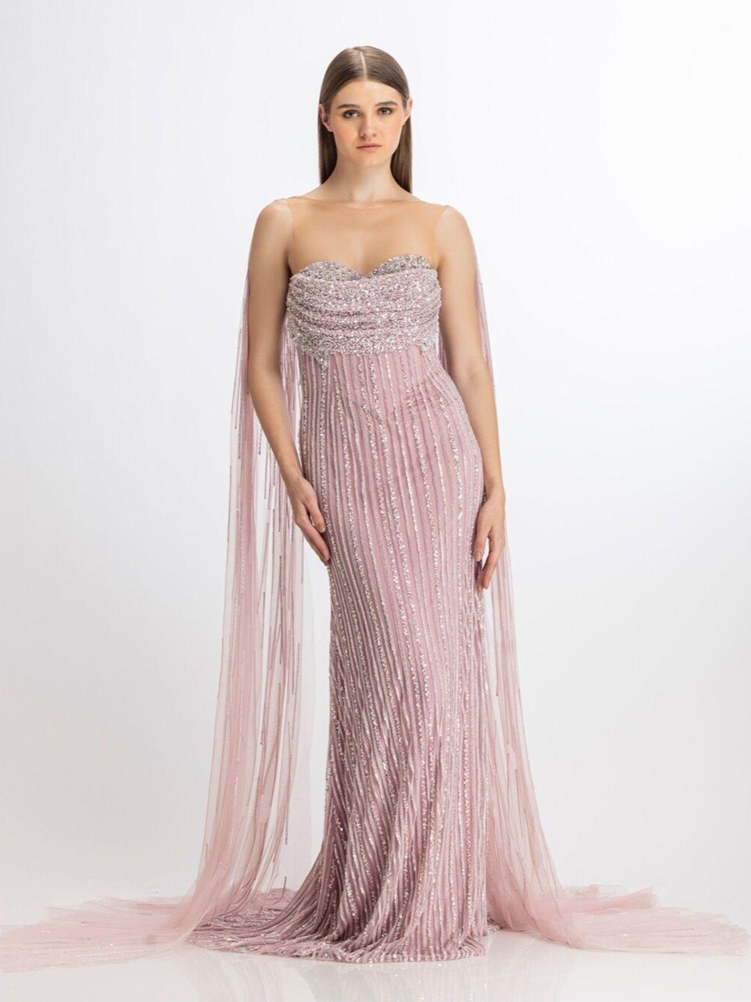 bhawna rao pink net dress