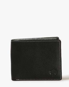 bi-fold wallet with debossed logo