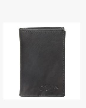 bi-fold leather card holder