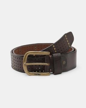 bi-fold wallet with belt