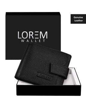 bi-fold wallet with removable card holder