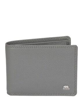 bi-fold wallet with signature branding