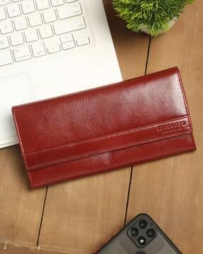 bi-fold wallet with snap-button