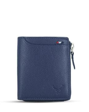 bi-fold wallet with zip-around