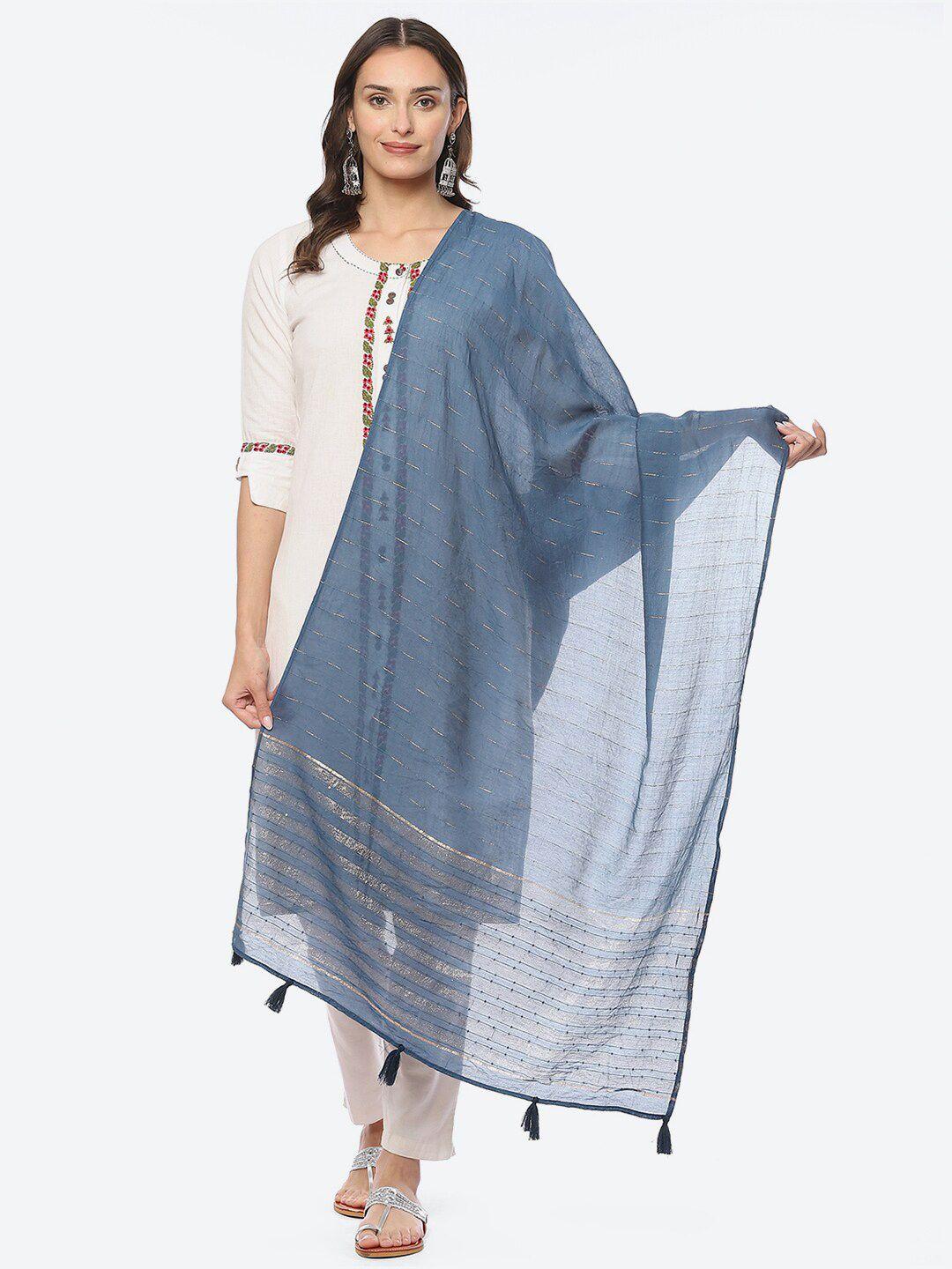 biba embroidered with sequinned work dupatta