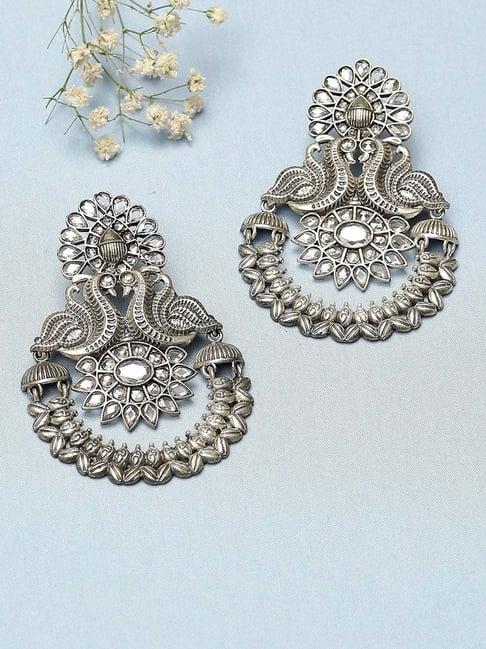 biba silver dangler earrings