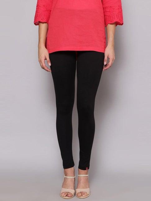 biba black regular fit leggings