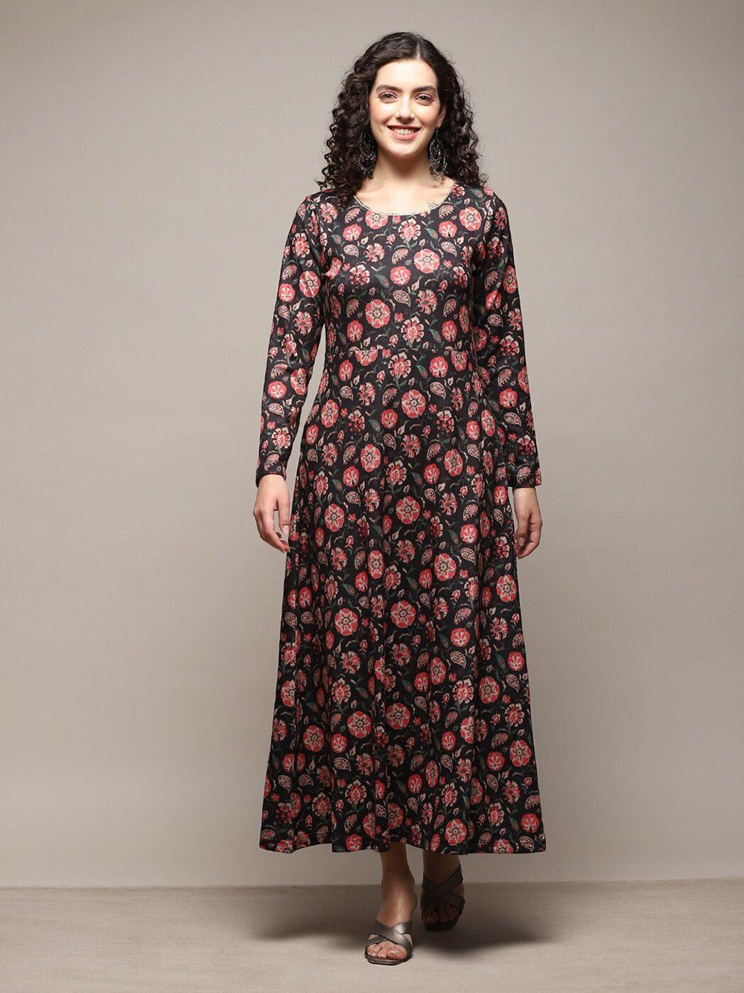 biba floral printed maxi ethnic dress