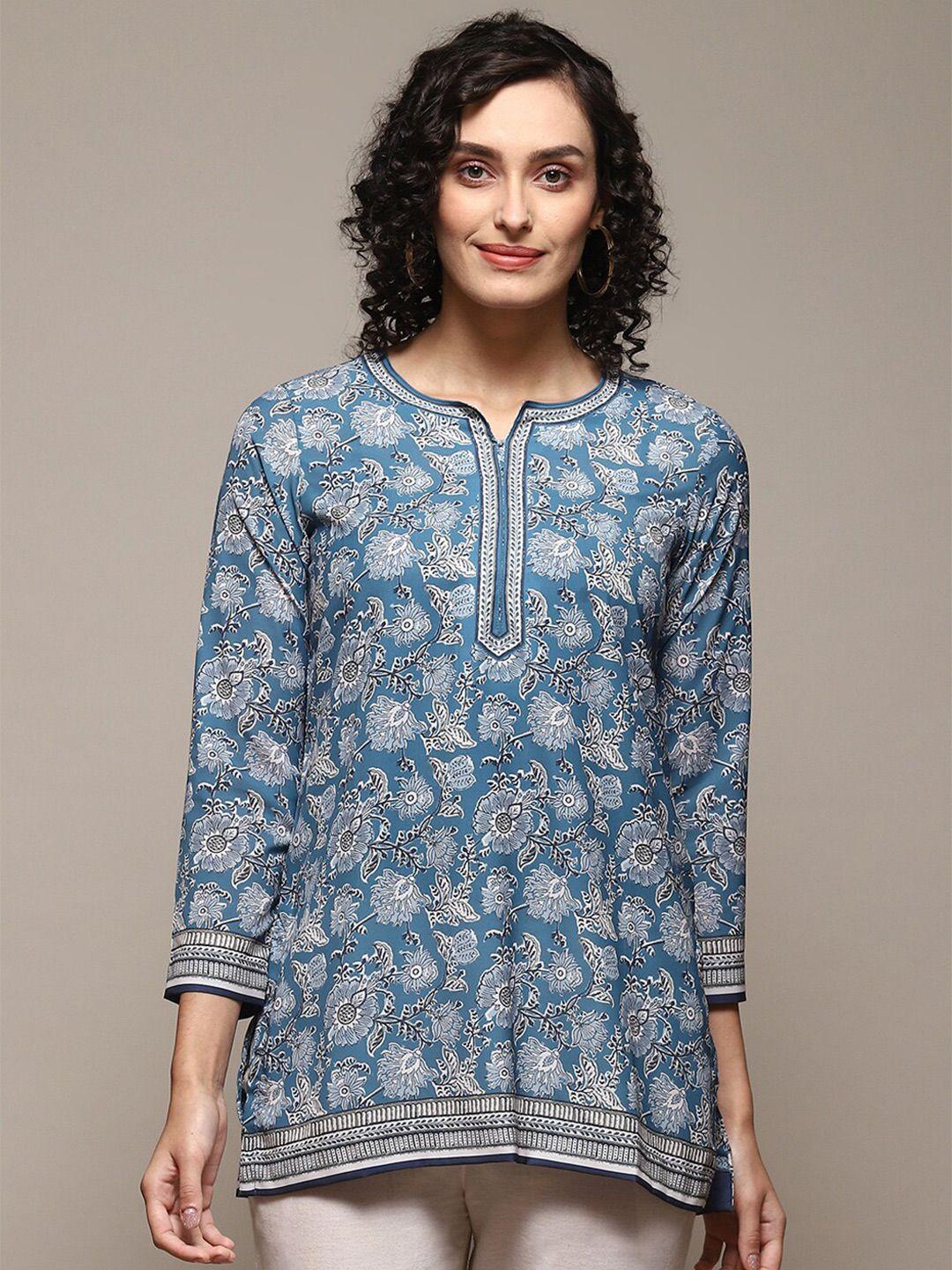 biba floral printed straight kurti