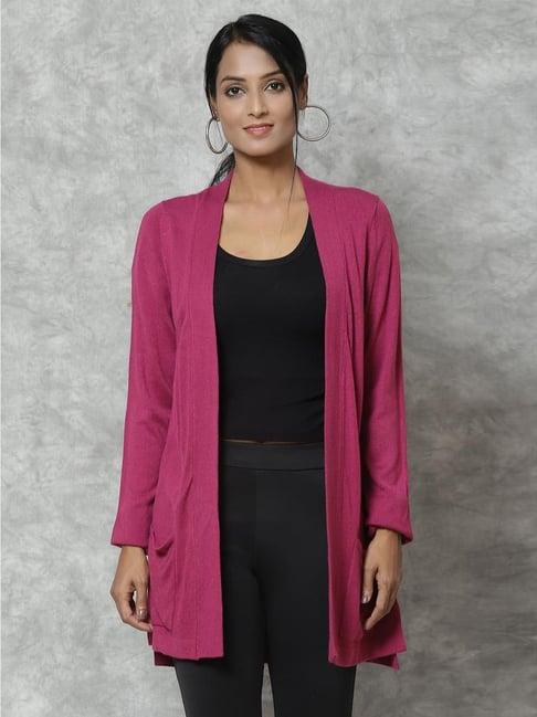 biba pink full sleeves shrug