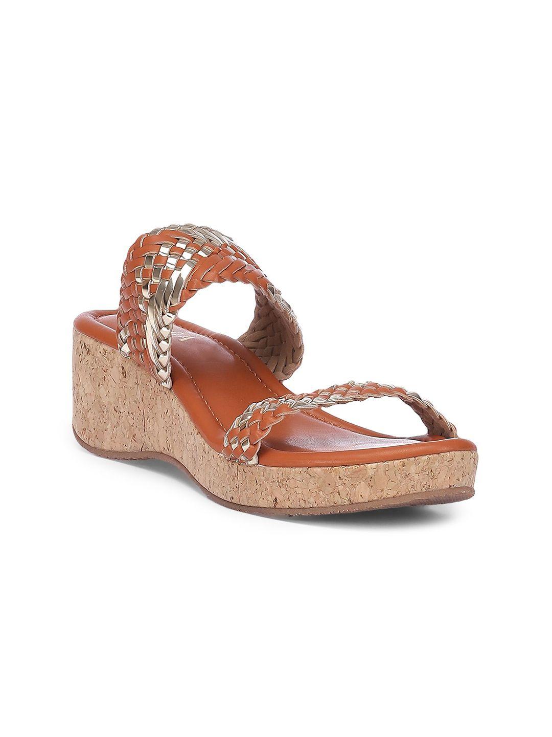 biba tan wedge sandals