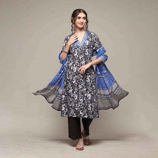 biba women printed kurta set