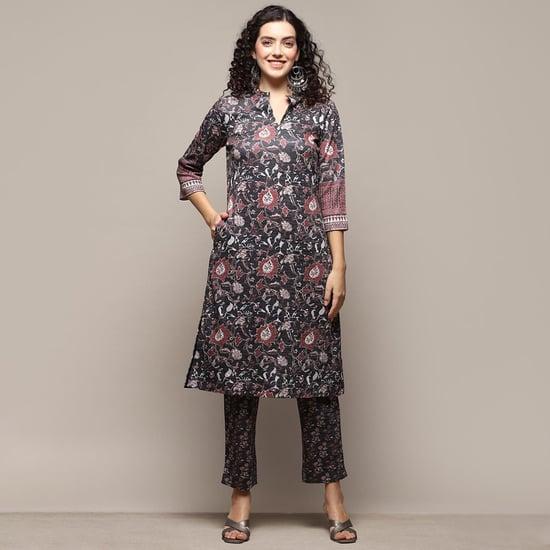 biba women printed straight kurta