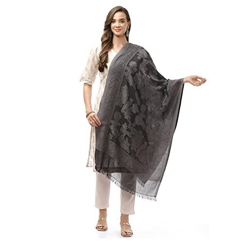 biba women yarndyed mix and match(winter w18890_black/gray_free)