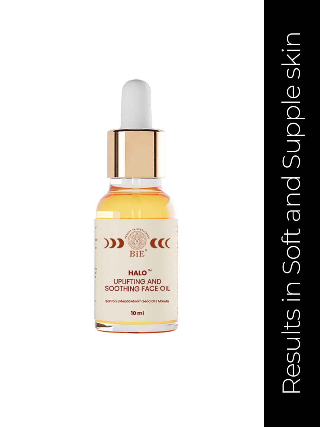 bie- beauty in everything halo uplifting & soothing face oil with saffron & marula - 10 ml
