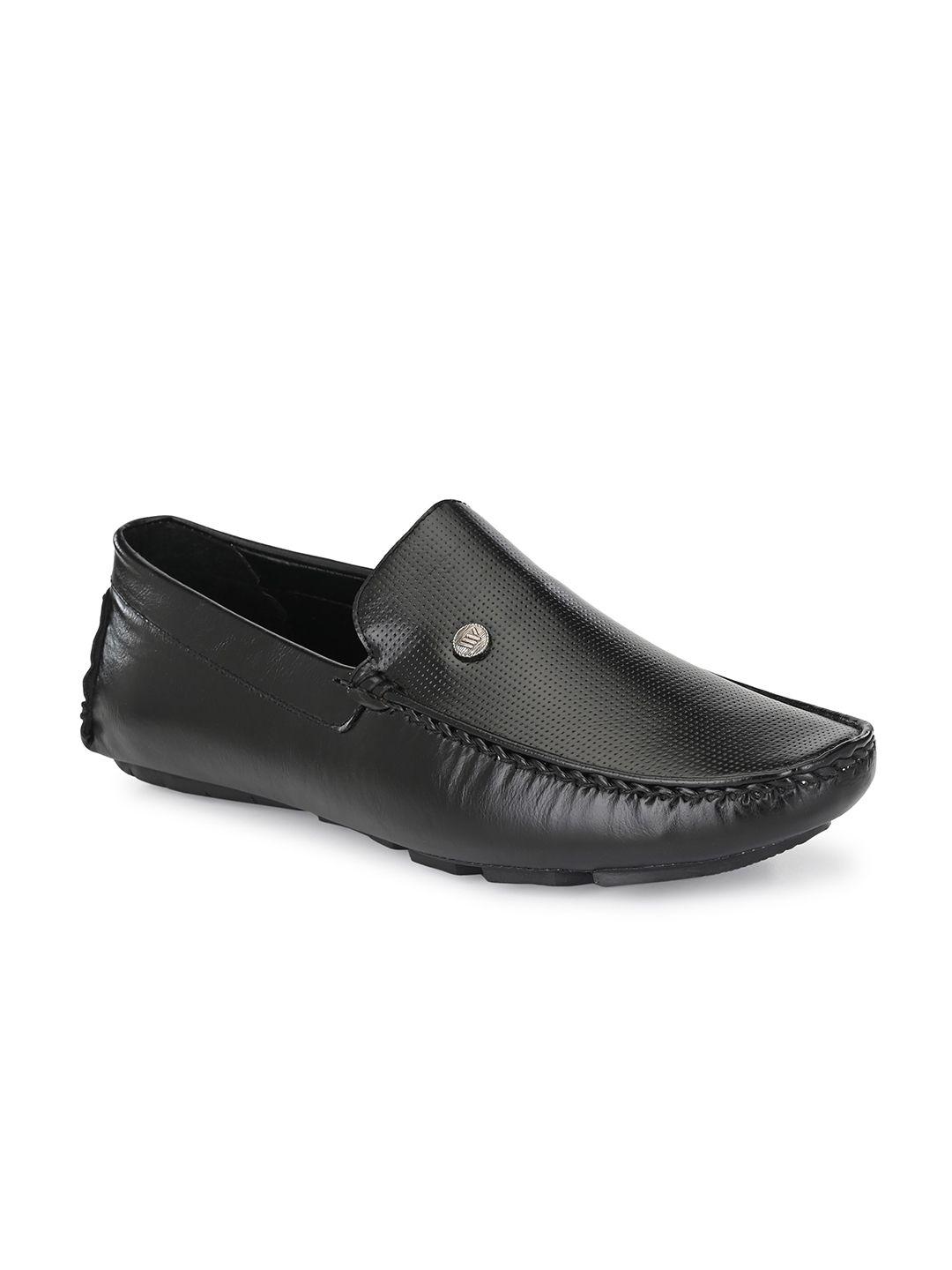 big fox men black casual loafers