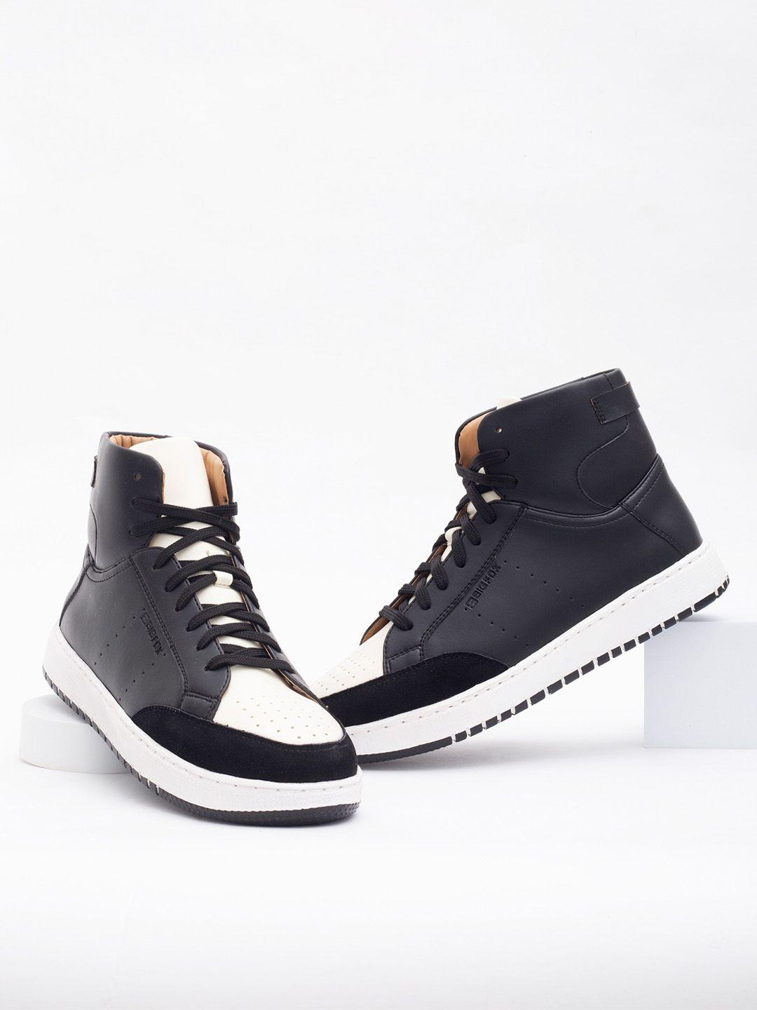 big fox men black colourblocked sneakers