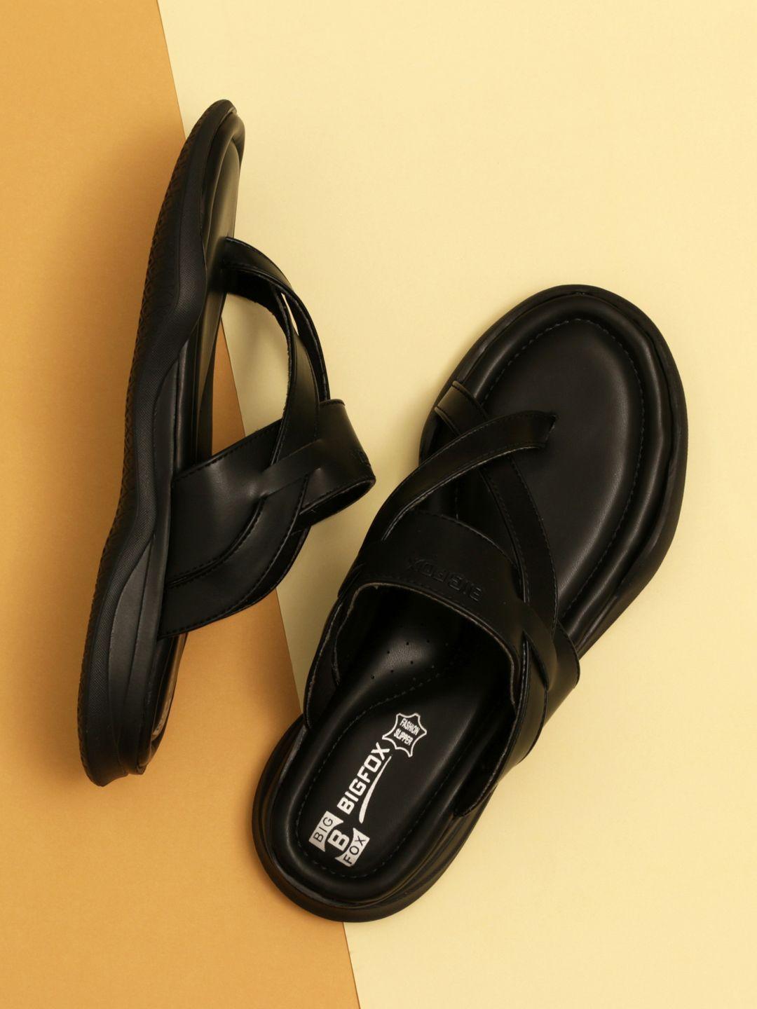 big fox men black slip-on