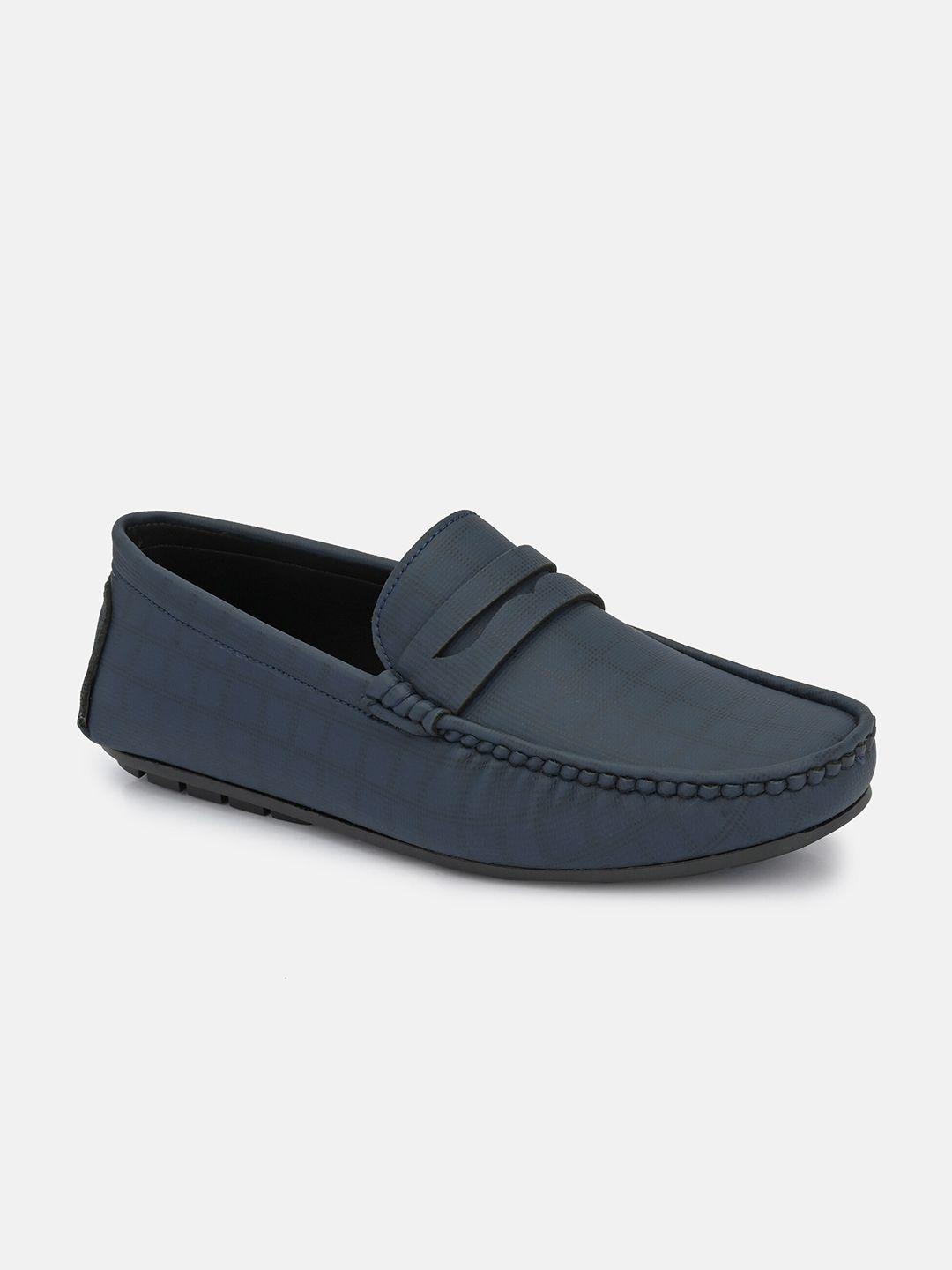 big fox men blue loafers