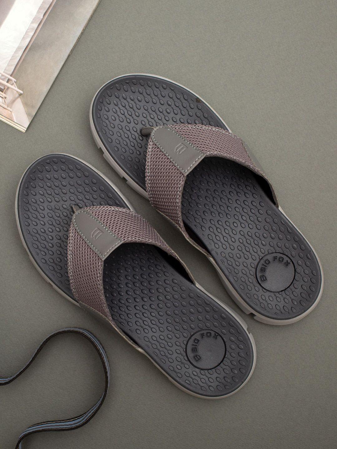 big fox men grey thong flip-flops