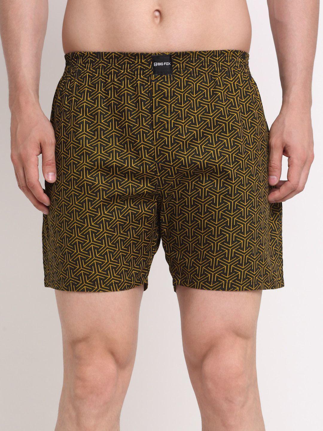 big fox men oliver green printed boxers