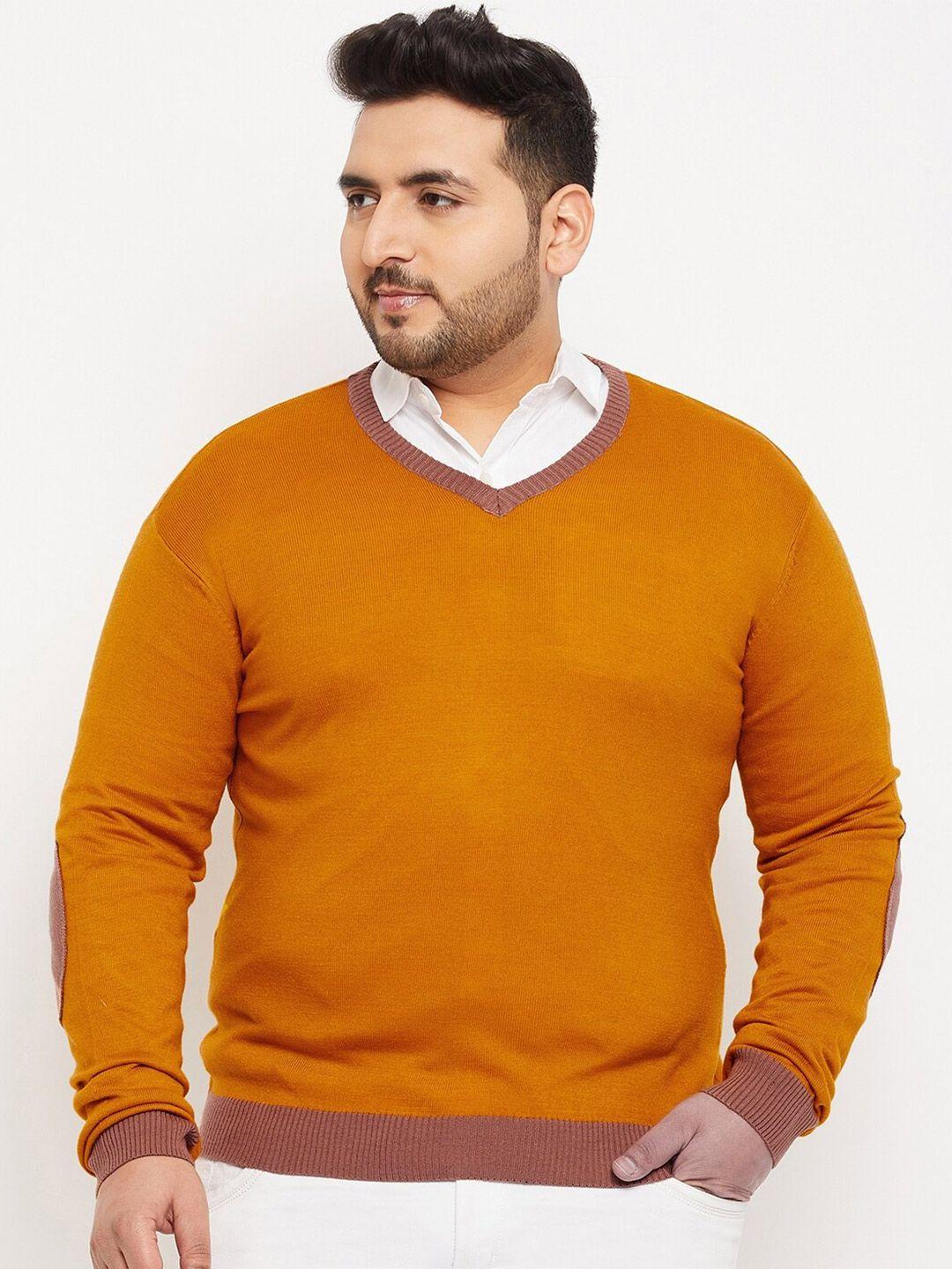 bigbanana men plus size acrylic pullover