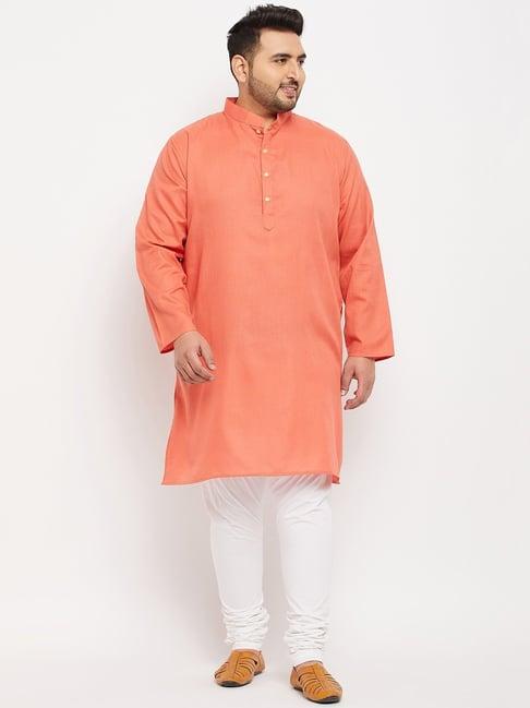 bigbanana peach regular fit kurta