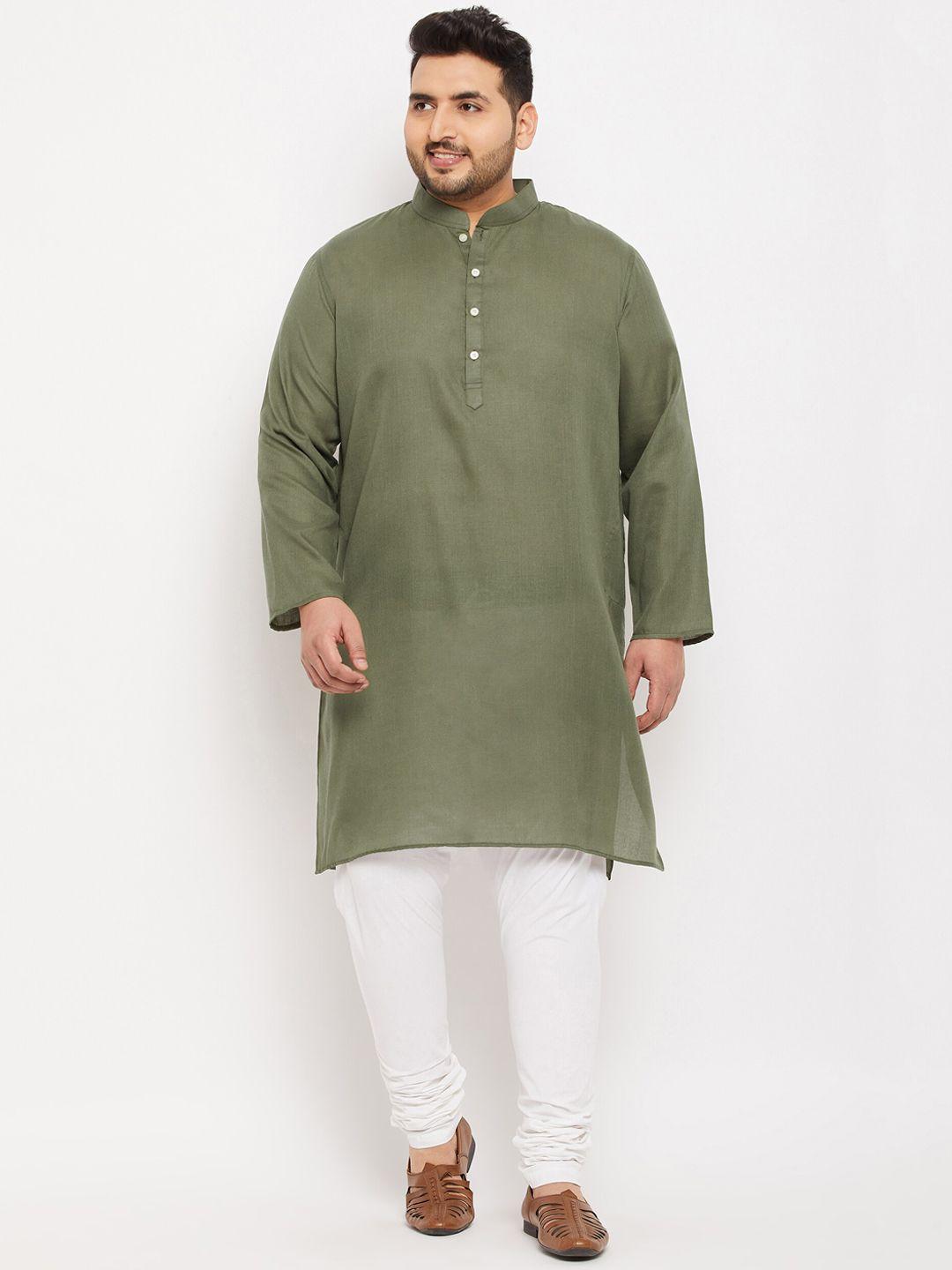 bigbanana plus size mandarin collar long sleeve kurta