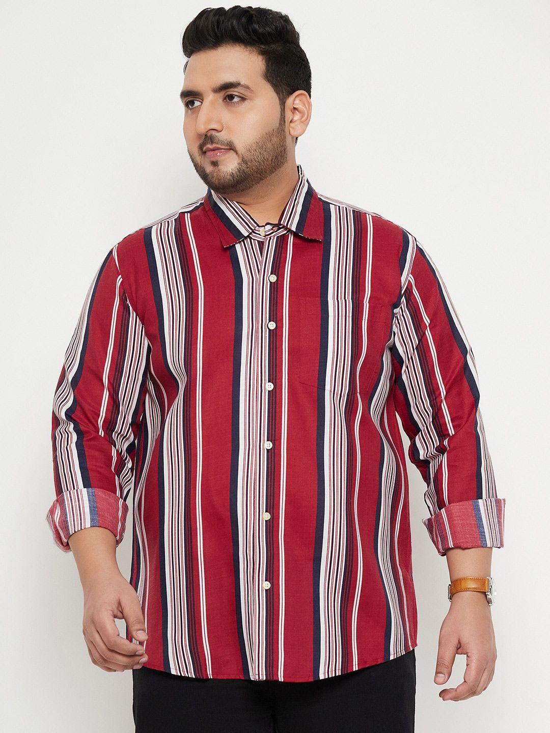 bigbanana plus size striped classic casual shirt