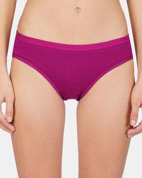 bikini briefs with elasticated waist