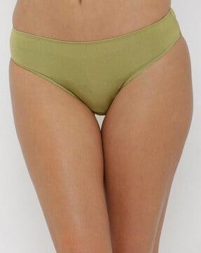 bikini panties with elastic waist