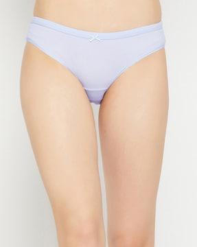 bikini panties with elasticated waist