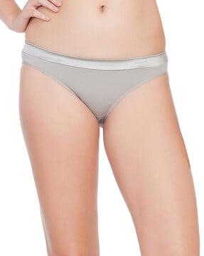 bikini panty with elasticated waist