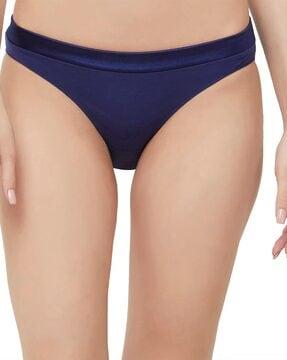 bikini panty with elasticated waist