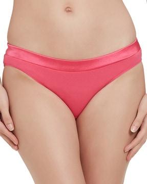 bikini panty with elasticated waist