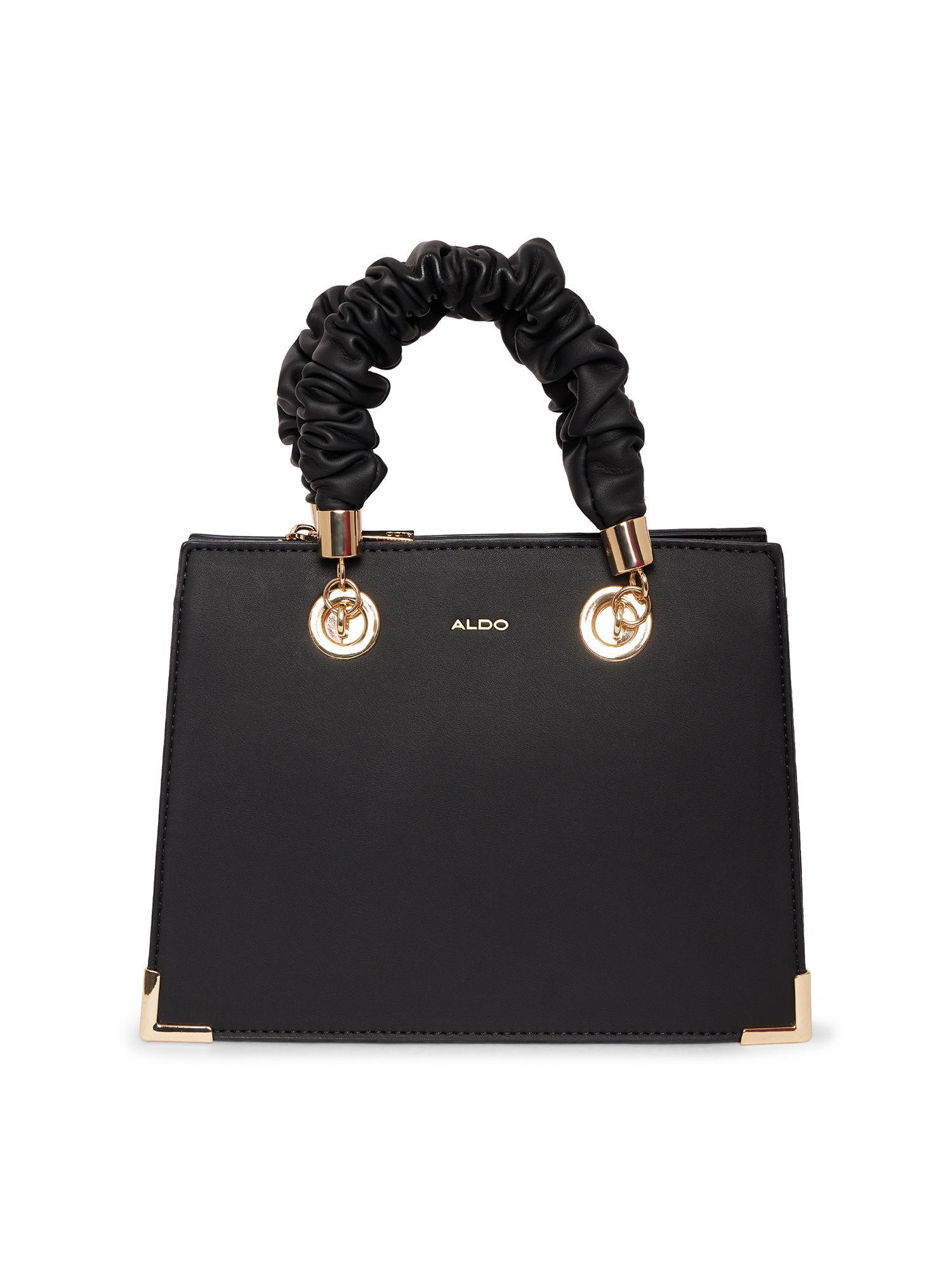 bilitha001 black solid handbag