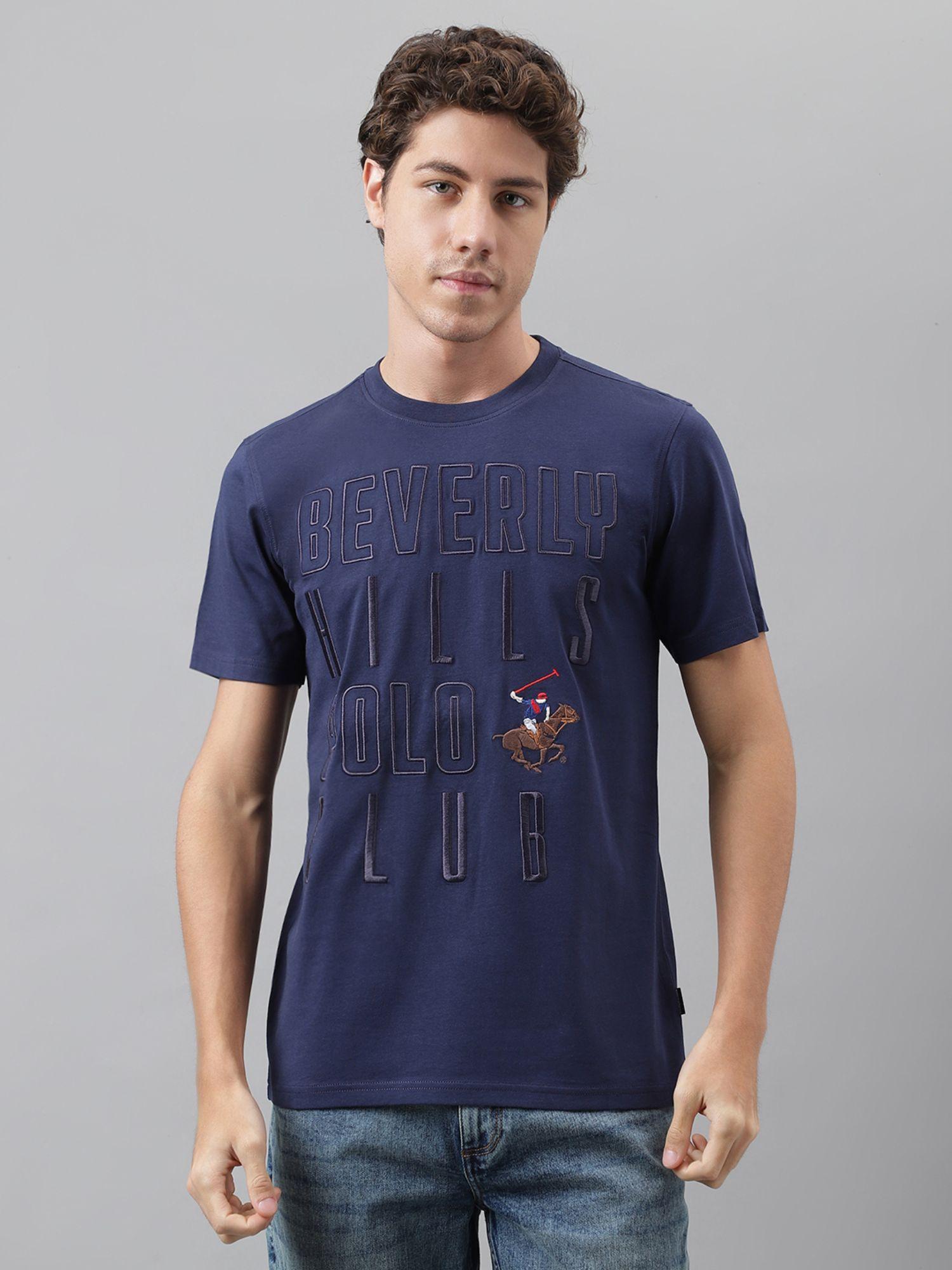 billboard t-shirt - navy blue