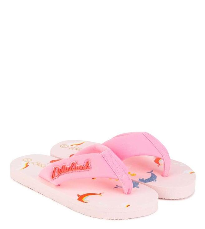 billieblush kids pink thong sandals