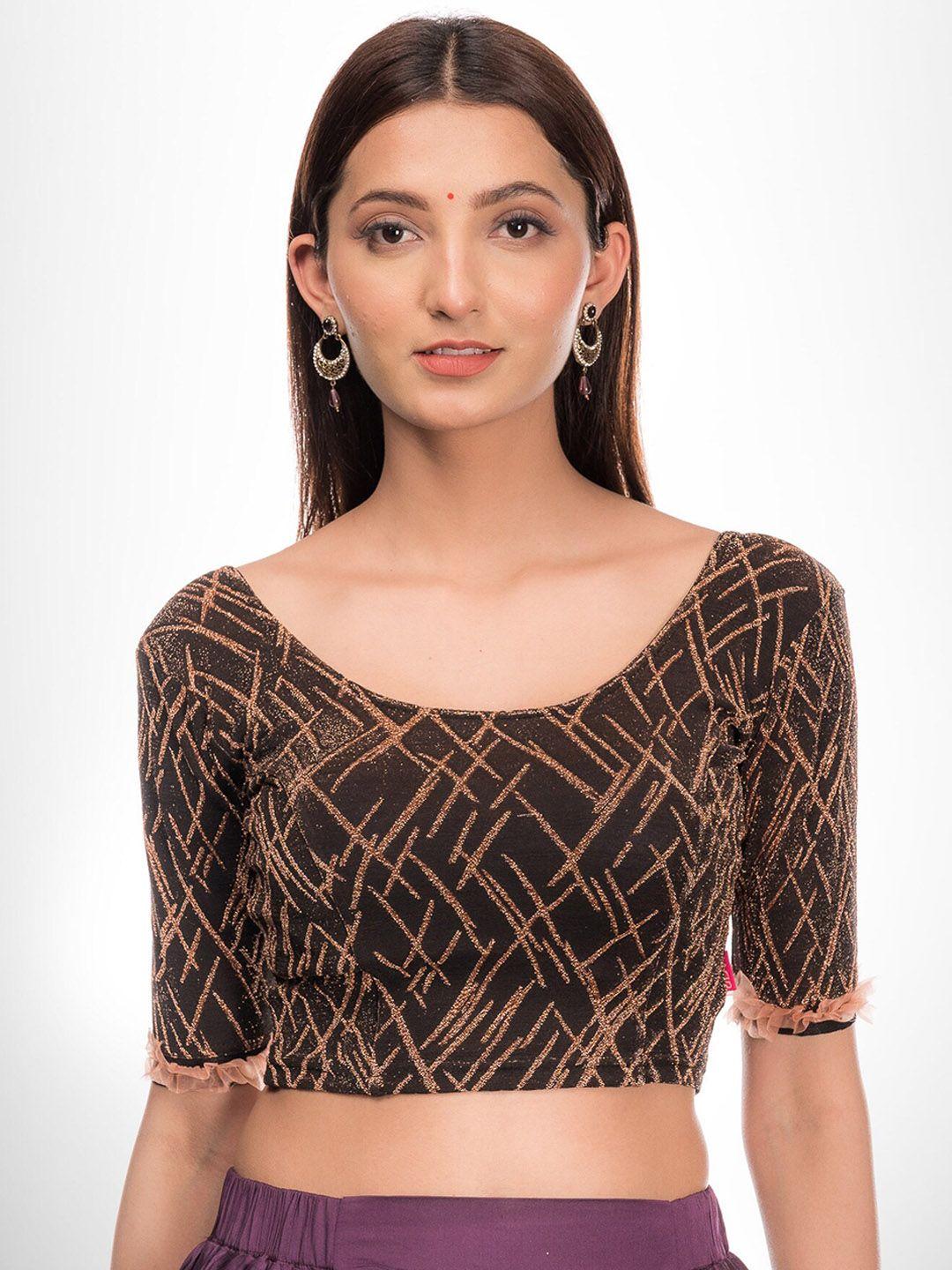 bindigasm's advi embellished saree blouse
