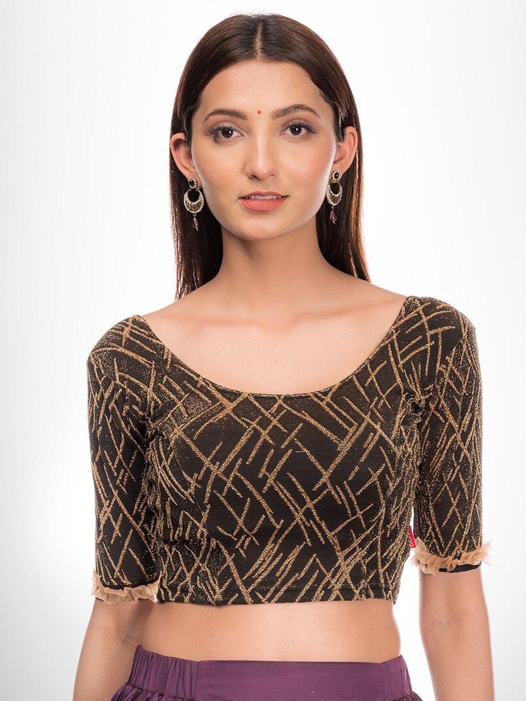 bindigasm's advi embellished saree blouse