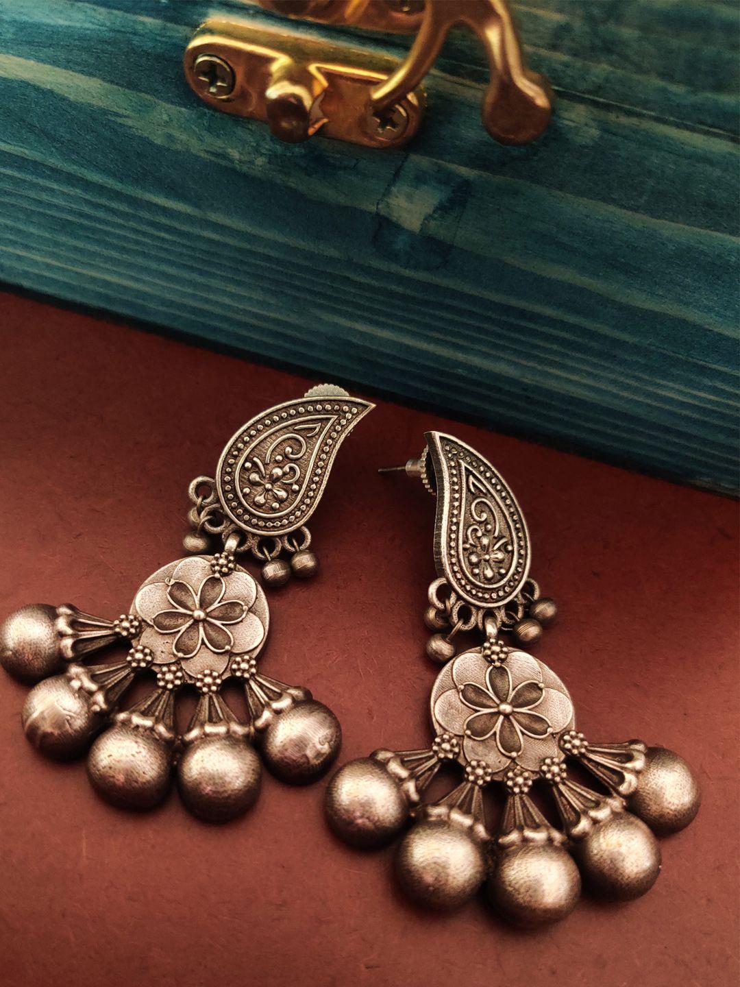 binnis wardrobe german silver contemporary drop earrings