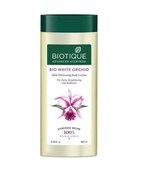 bio white orchid skin whitening body lotion