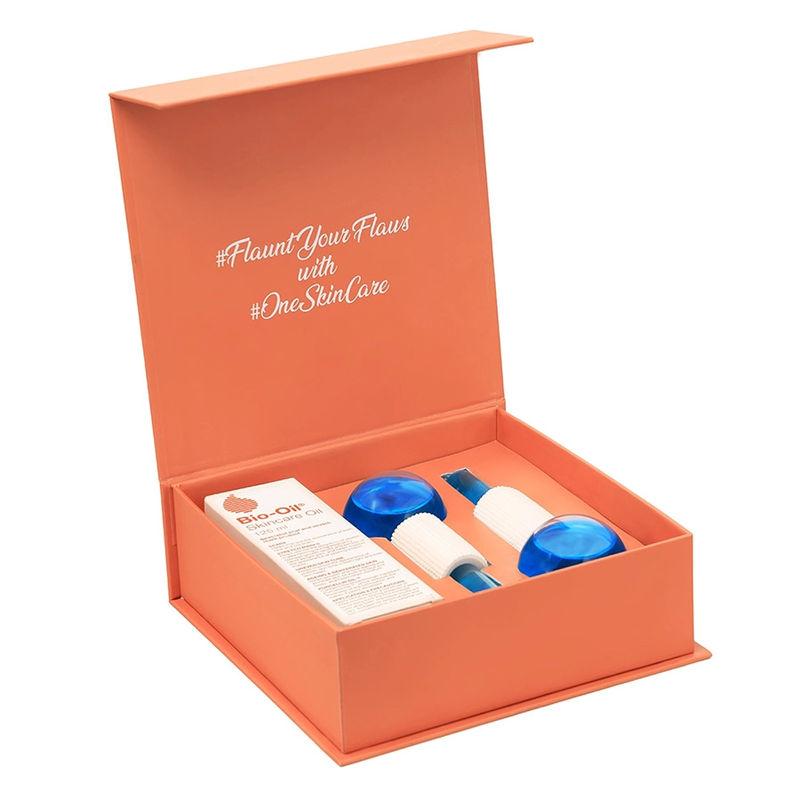 bio oil face massage gift set for skin tightening and depuffing (125ml + 2 ice globes)