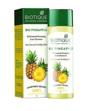 bio pineapple oil control foaming face cleanser
