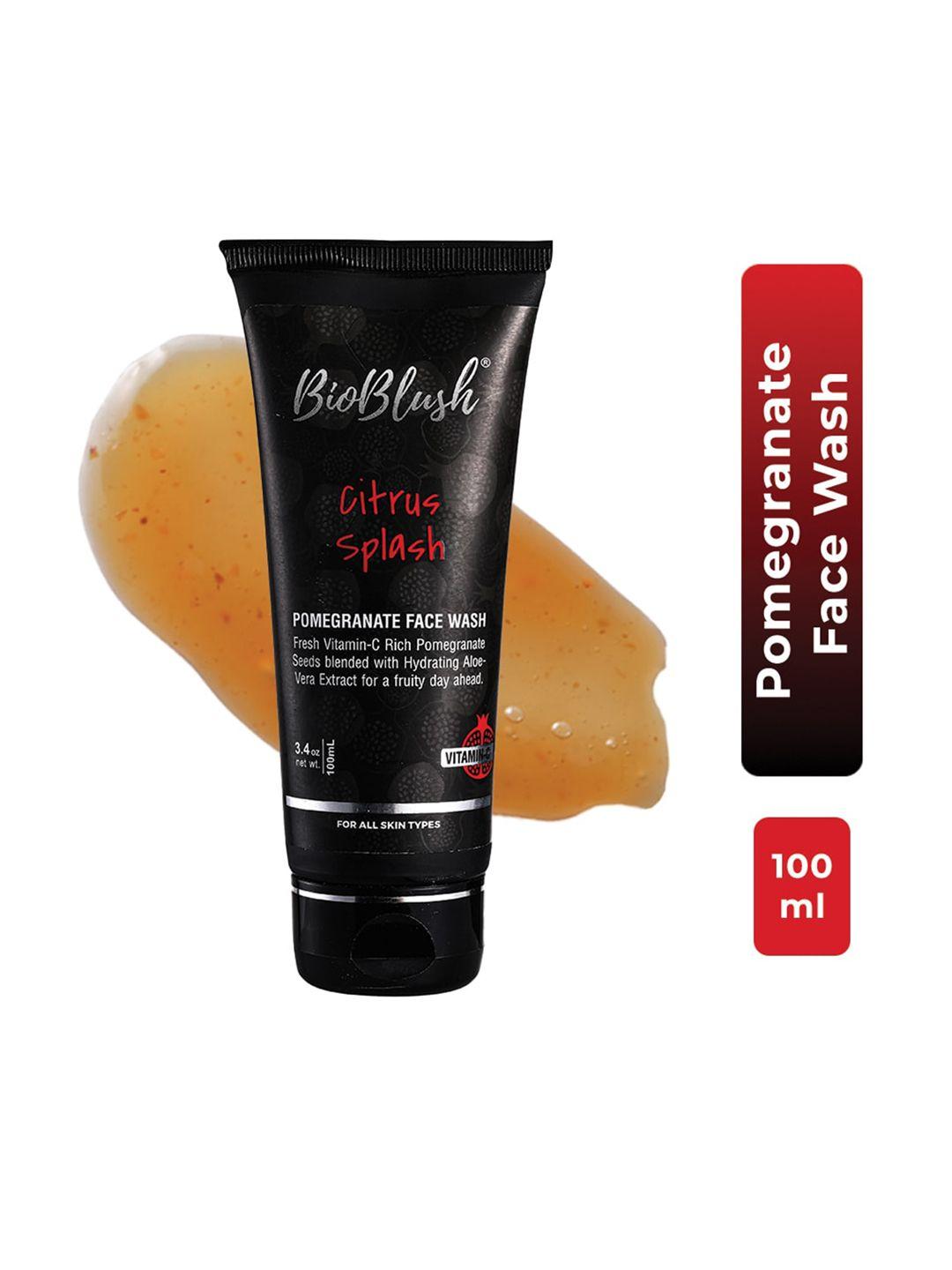 bioblush citrus splash pomegranate face wash 100ml