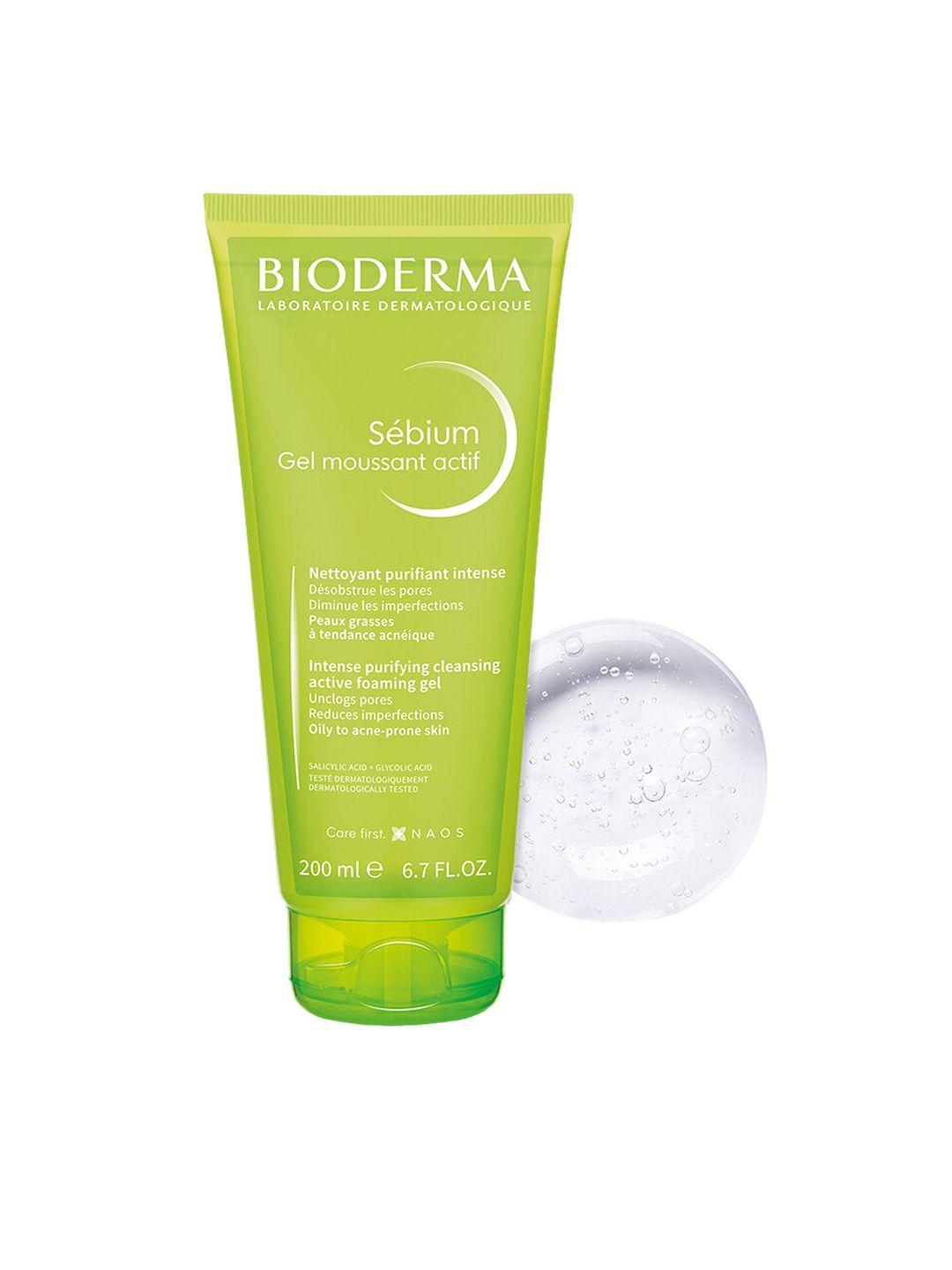 bioderma sebium gel moussant actif intense purifying cleansing foaming gel - 200 ml