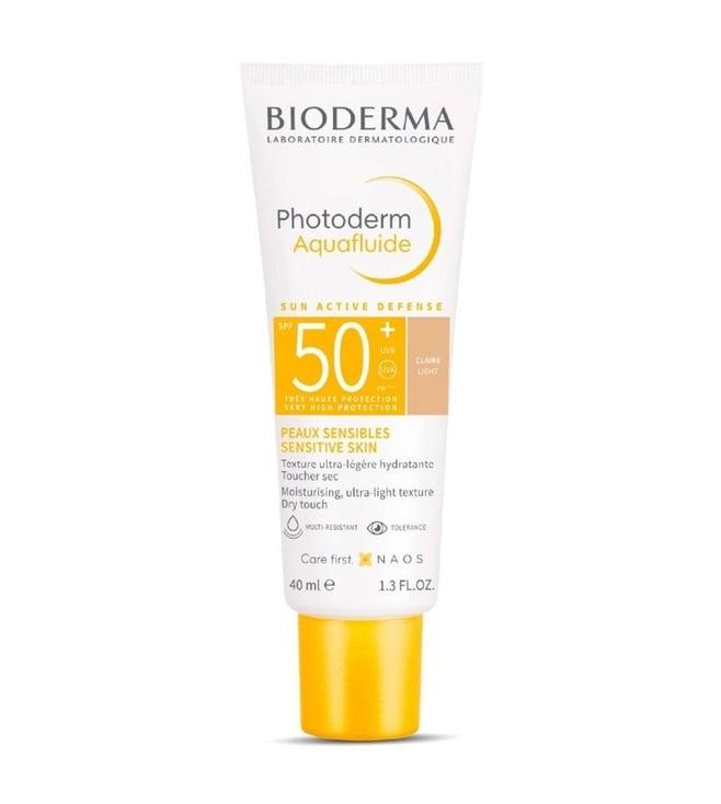 bioderma photoderm max aquafluide spf 50 claire light shade - 40 ml