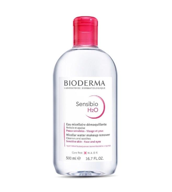 bioderma sensibio h2o micellar cleansing water & makeup removing solution - 500 ml