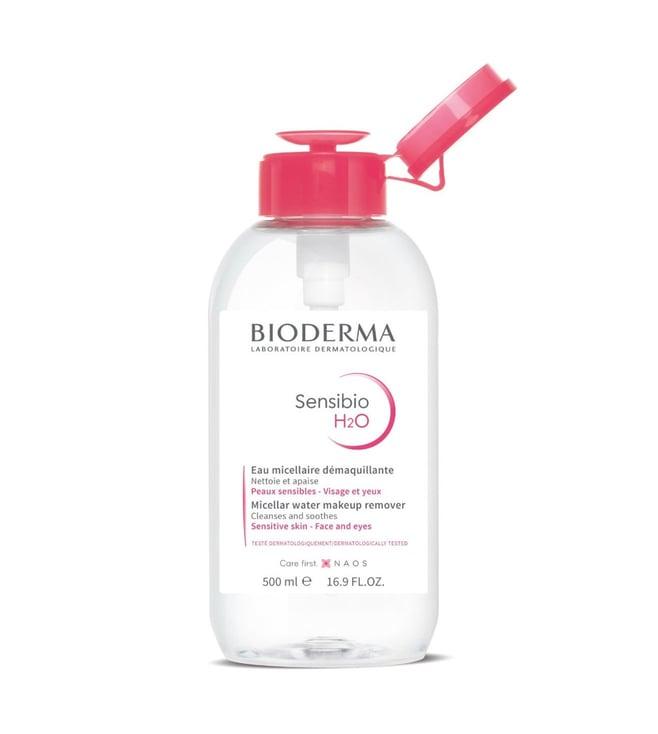 bioderma sensibio h2o micellar water sensitive skin makeup remover - 500 ml