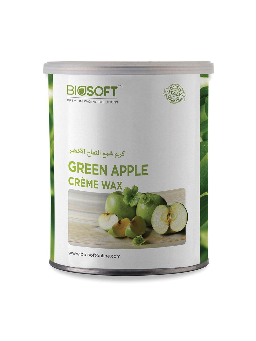 biosoft liposoluble green apple cream wax tin